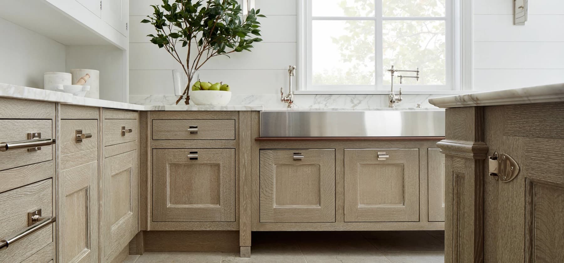 Cerusing vs. Wire Brushing: What's the Difference on Custom Millwork Cabinets?