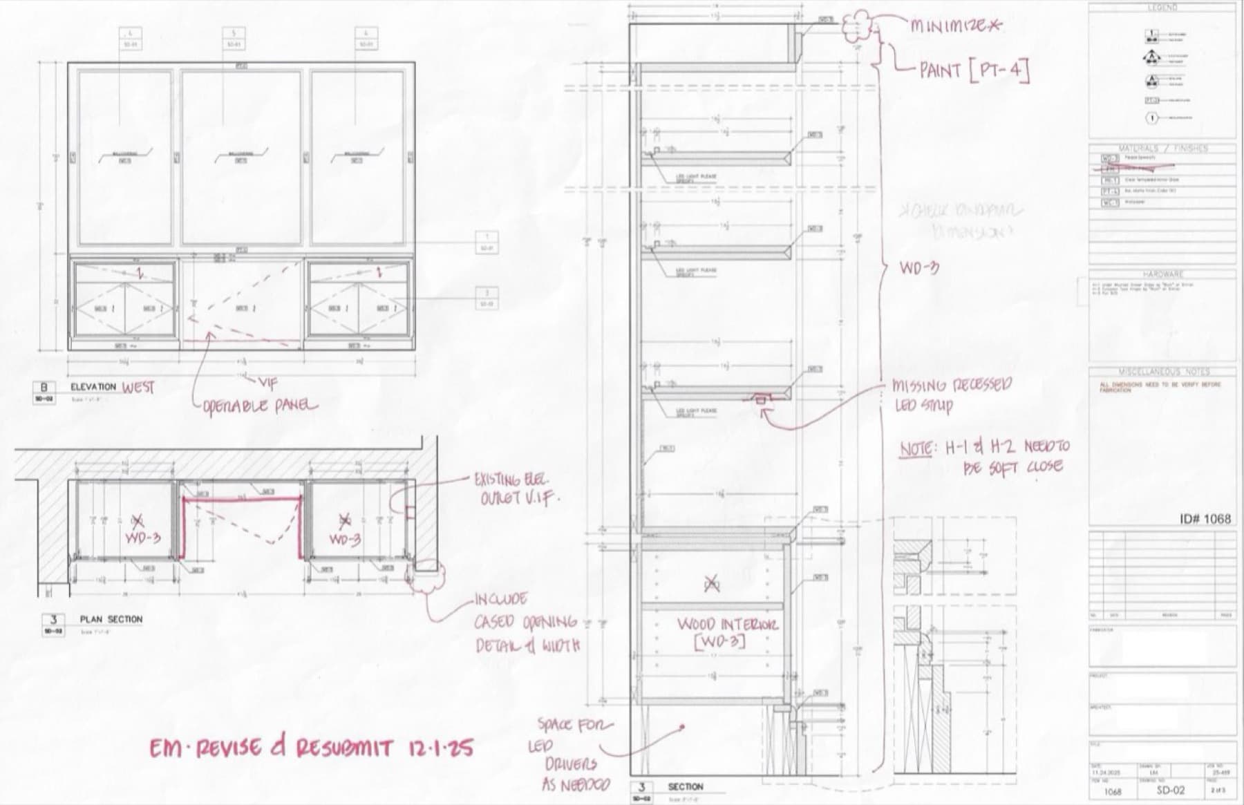 How to Properly Redline Millwork Shop Drawings: A Field-Tested Guide